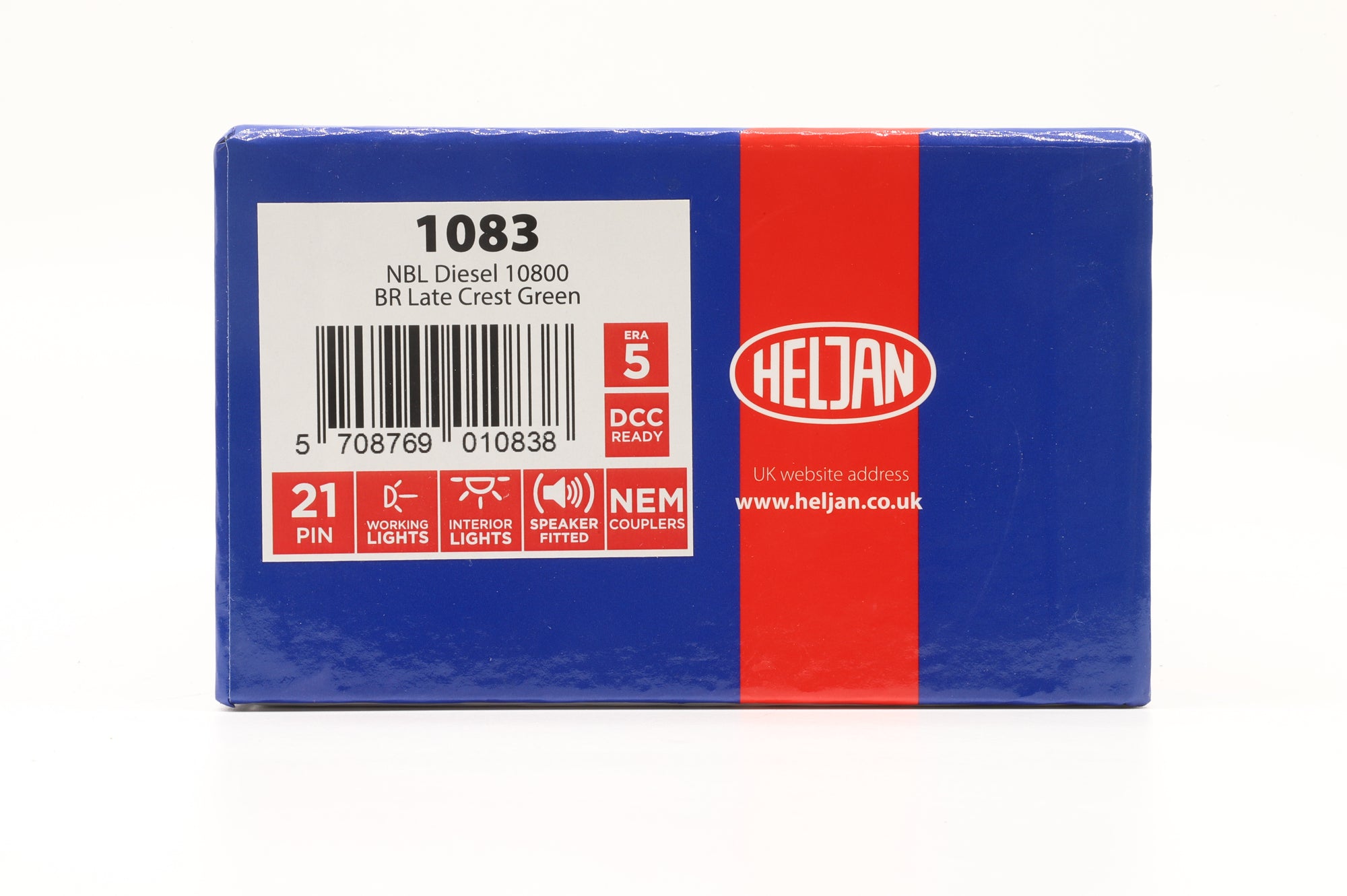 Heljan OO 1083 NBL Diesel '10800' BR Late Crest Green, DCC Sound
