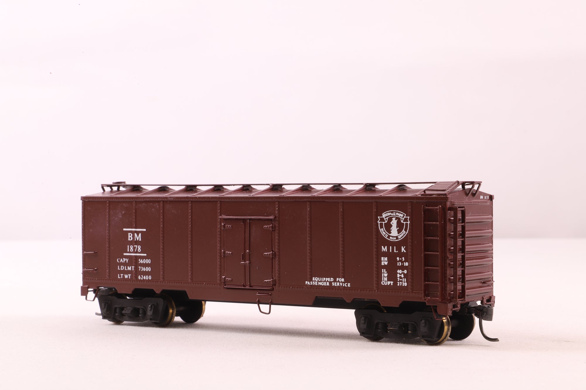 OMI-3063 Milk Car B&M Wood, w/ Riveted Sides '1878'