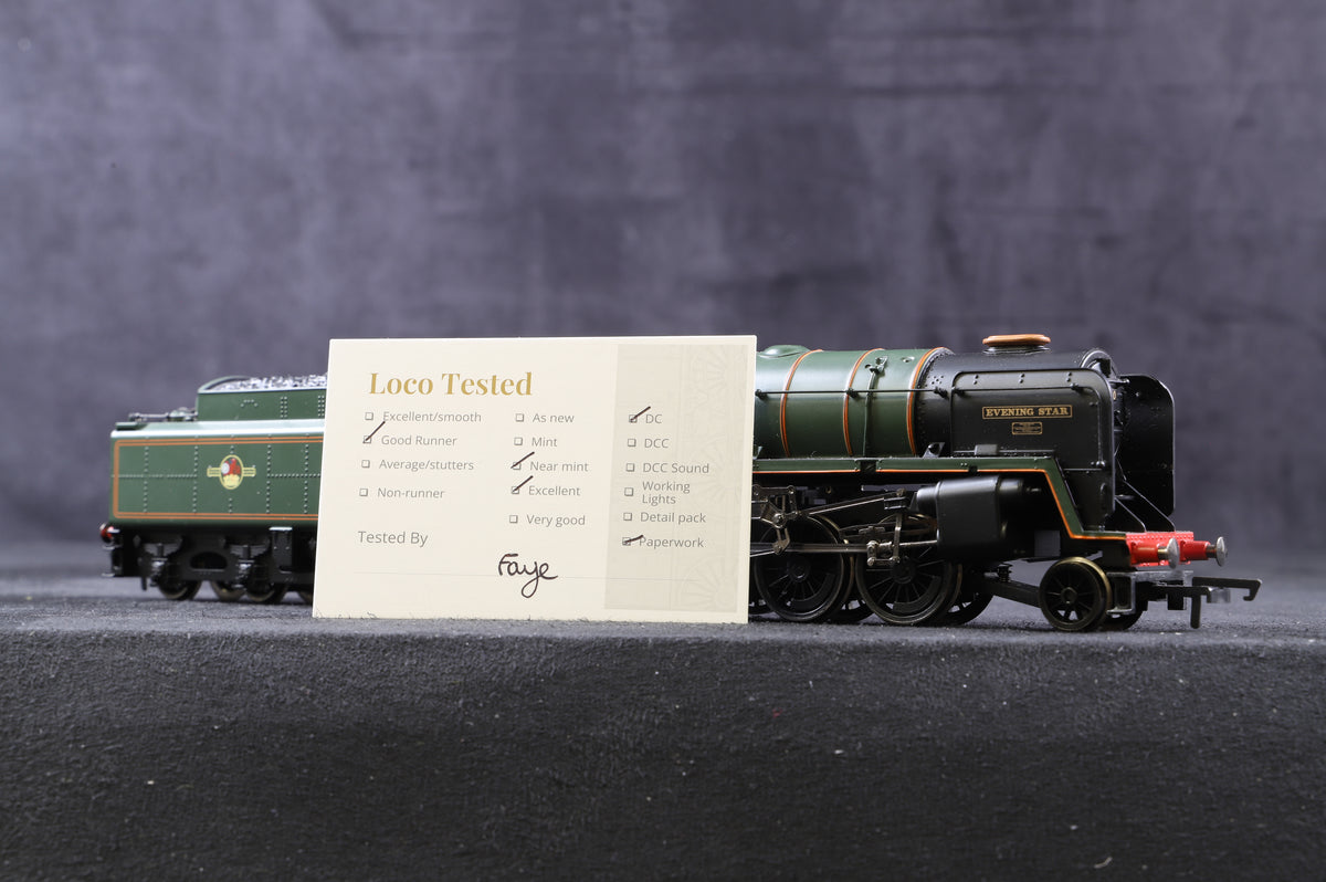 Hornby OO R3288 Class 9F 2-10-0 92220 &quot;Evening Star&quot; in BR Green with late crest