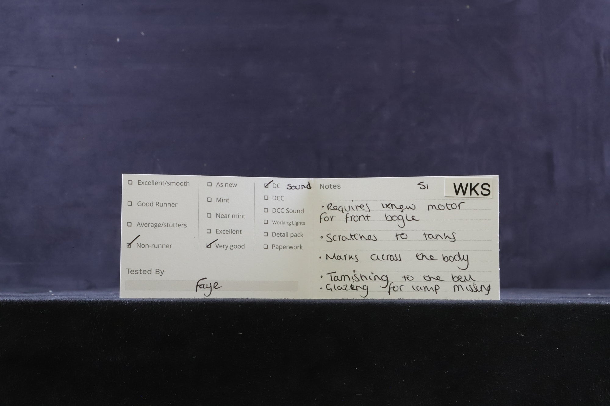 WORKSHOP LGB G 20882 Uintah Mallet '51' Steam Locomotive DC Sound NON RUNNER