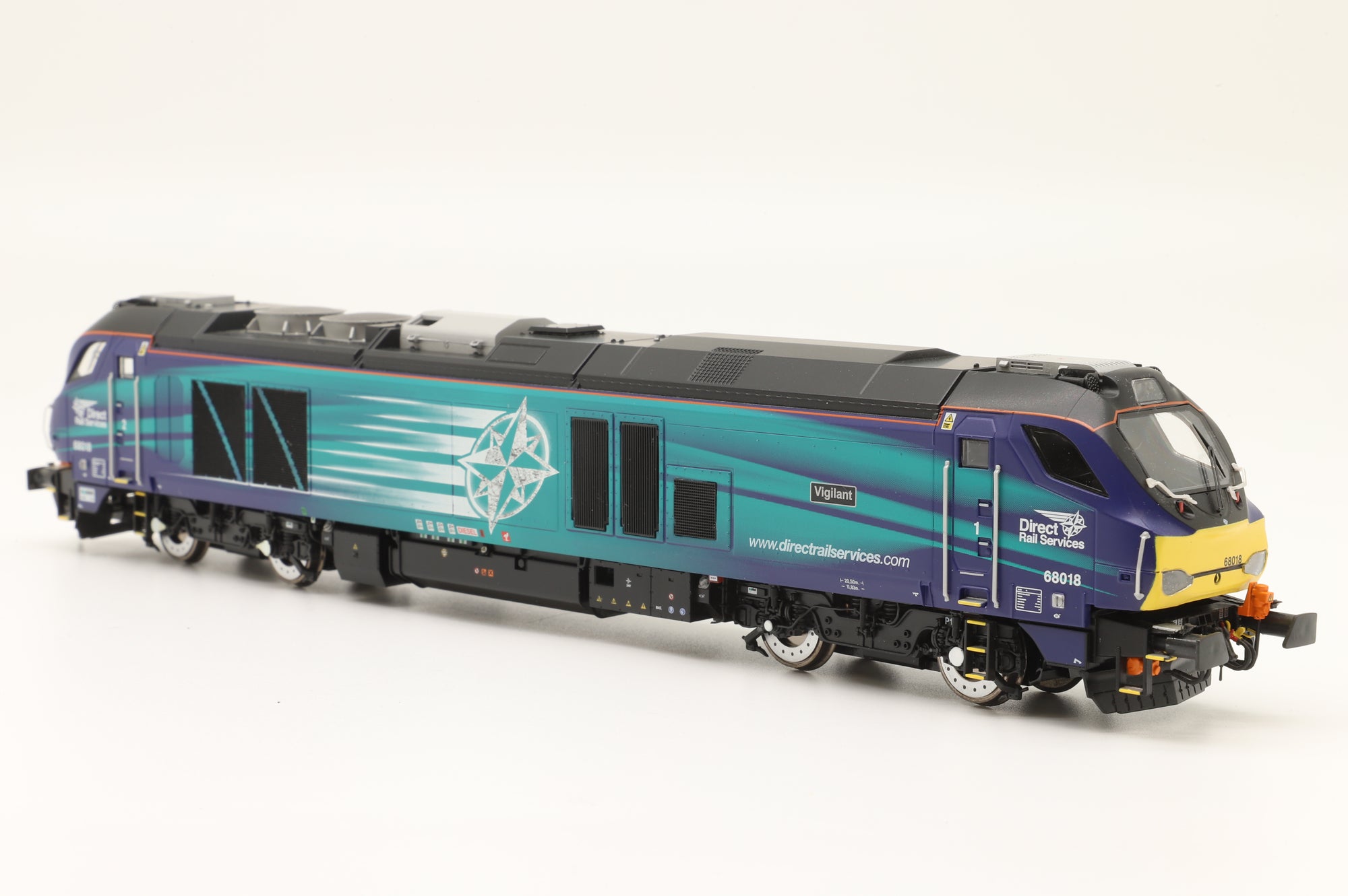 Dapol OO 4D-022-020 Class 68 'Vigilant' '68018' DRS Compass, DCC Sound