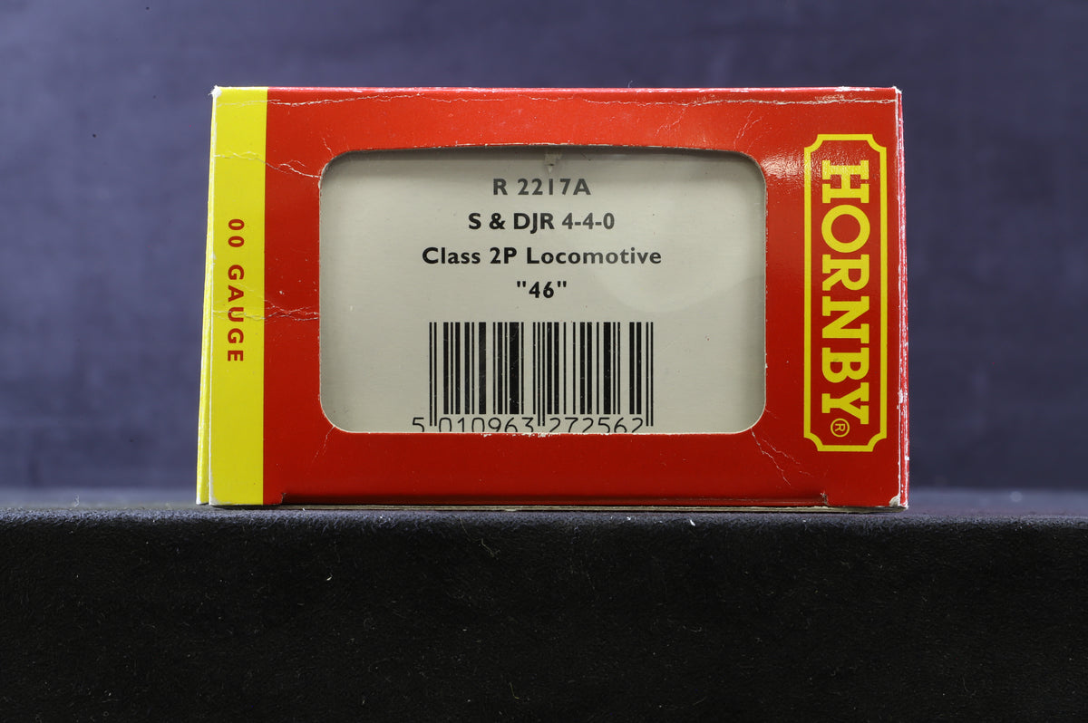 Hornby OO R2217A S&amp;DJR 4-4-0 Class 2P Locomotive &#39;46&#39;