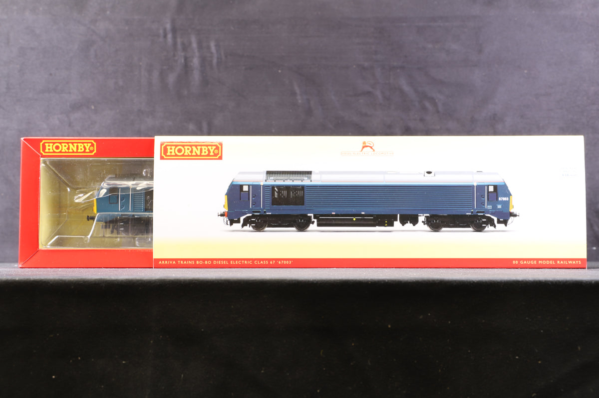 Hornby OO R3268 Arriva Trains Bo-Bo Diesel Electric Class 67 &#39;67003&#39;