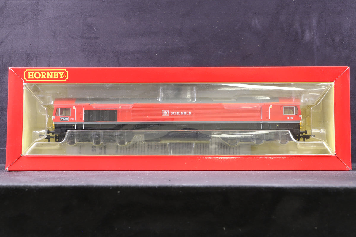 Hornby OO R3486 Class 66 &#39;66185&#39; &#39;DP World London Gateway&#39; DB Schenker