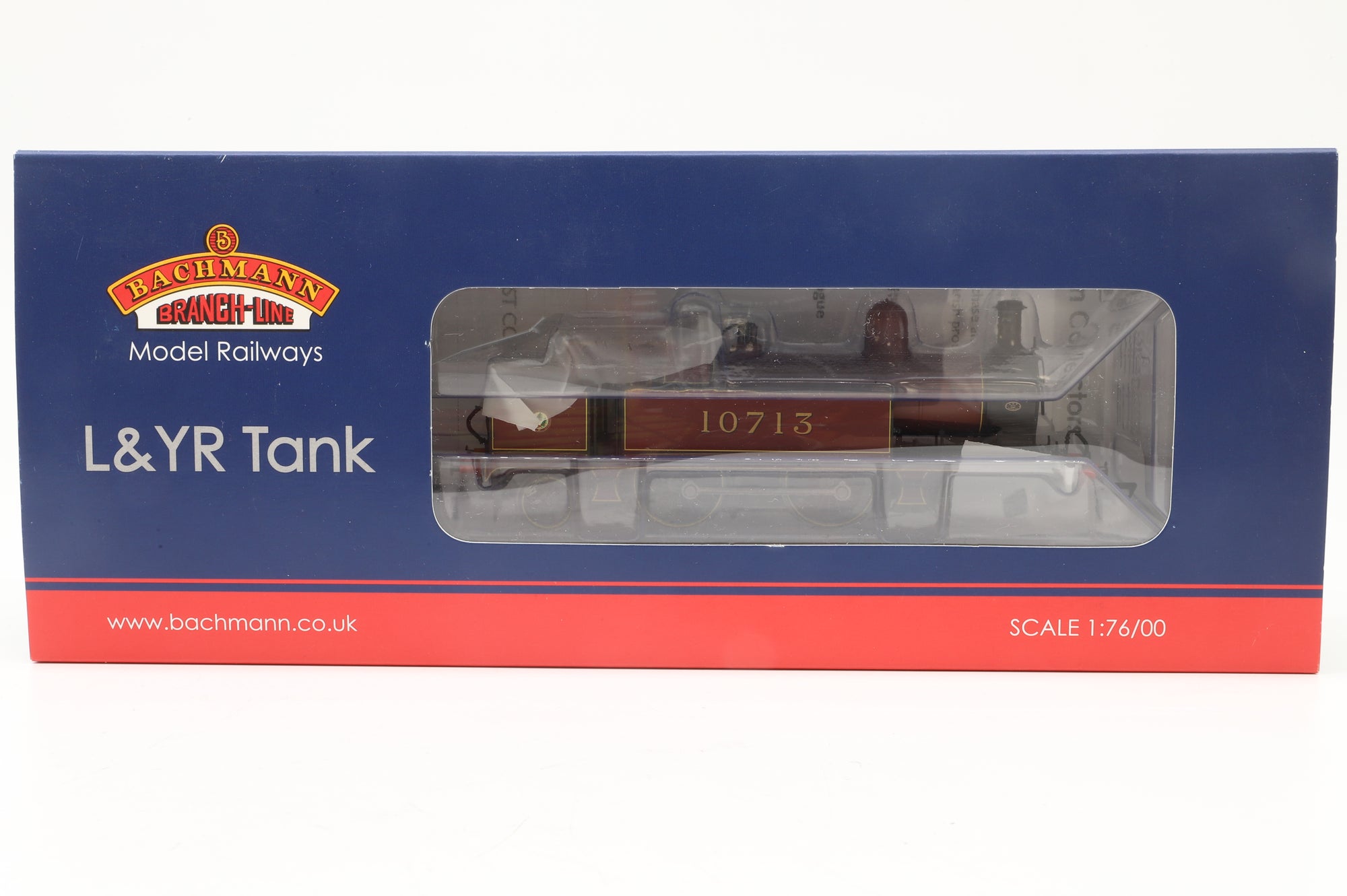 Bachmann OO 31-168 L&YR 2-4-2 Tank 10713 in LMS Crimson