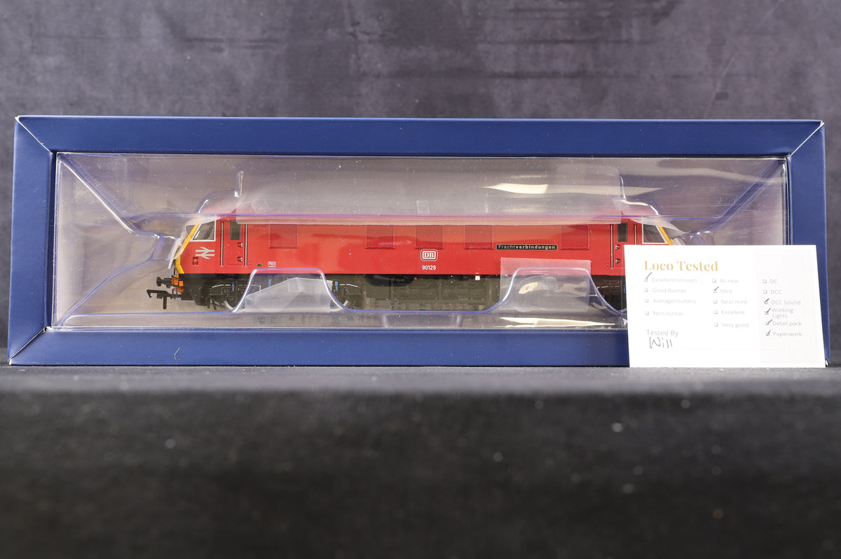 Bachmann OO 32-612ZSF Class 90 &#39;90129&#39; &#39;Frachtverbindungen&#39; BR DB Red Excl. Kermow MRC DCC Sound