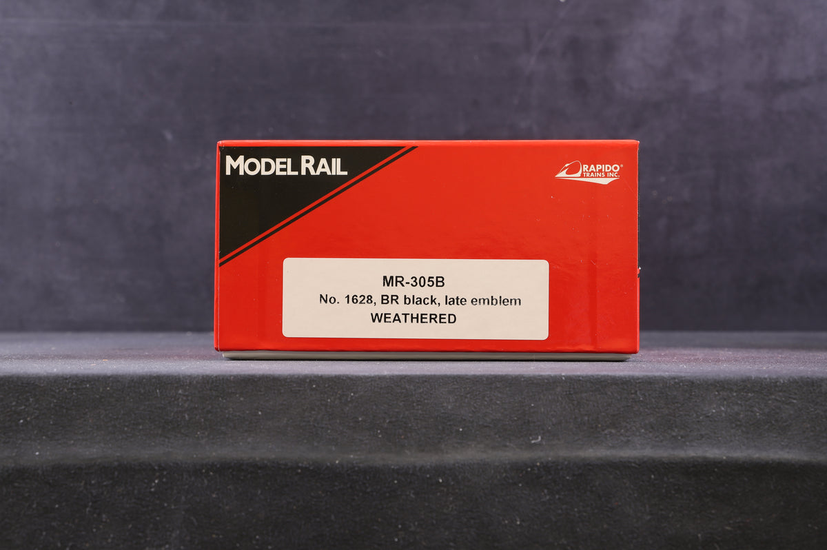 Model Rail/ Rapido OO MR-305B 16xx Class &#39;1628&#39; BR Black L/C, Weathered