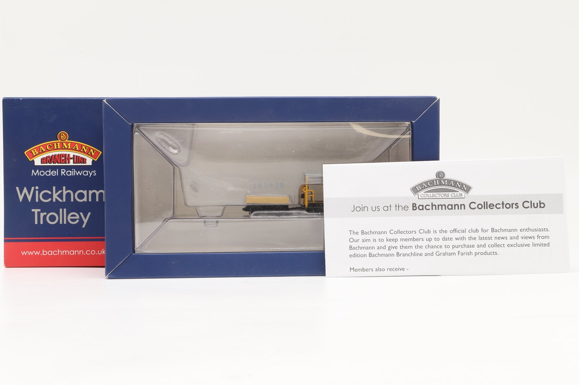 Bachmann OO 32-992 Wickham Trolley Car BR Engineers Yellow