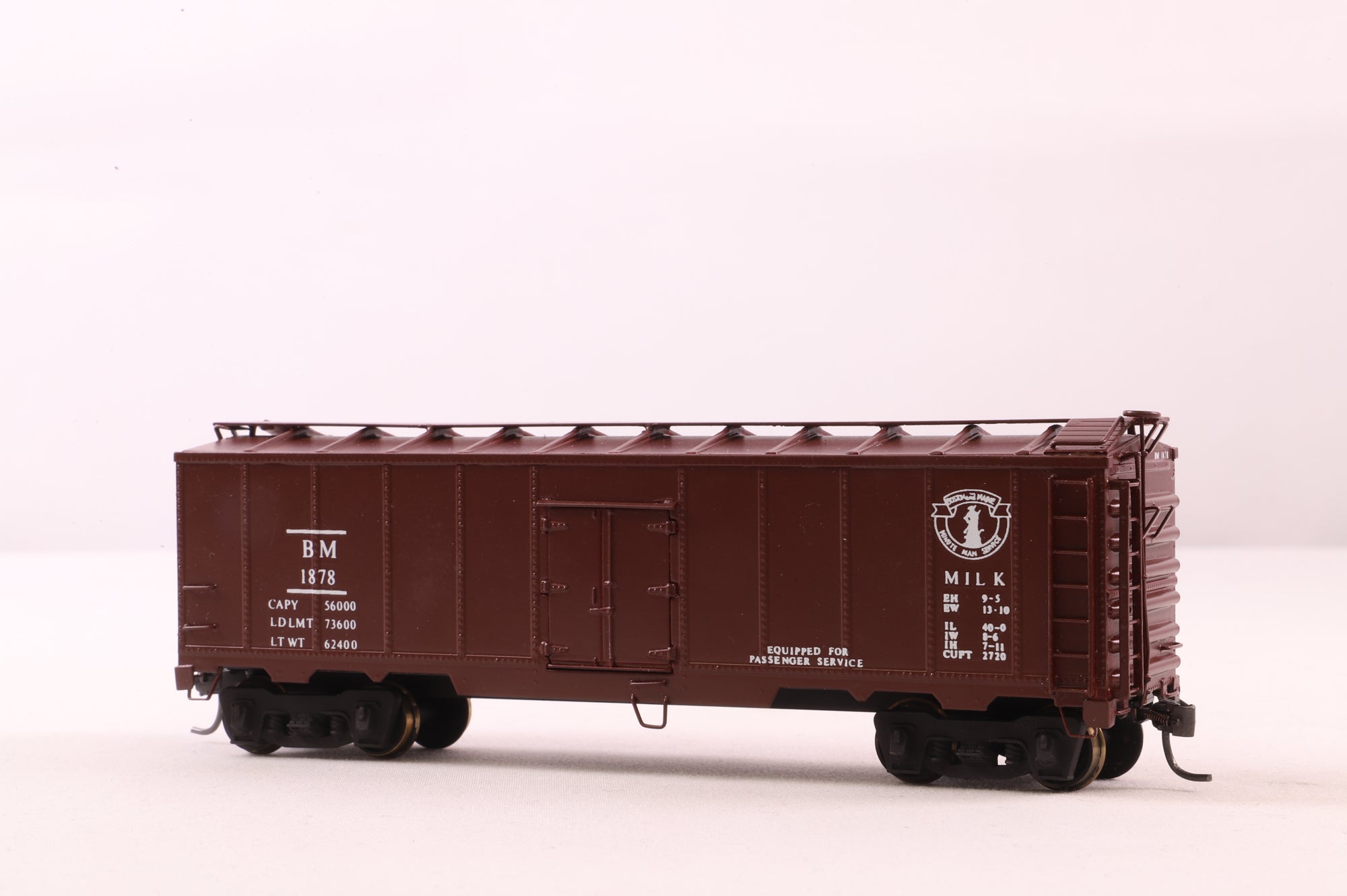 OMI-3063 Milk Car B&M Wood, w/ Riveted Sides '1878'