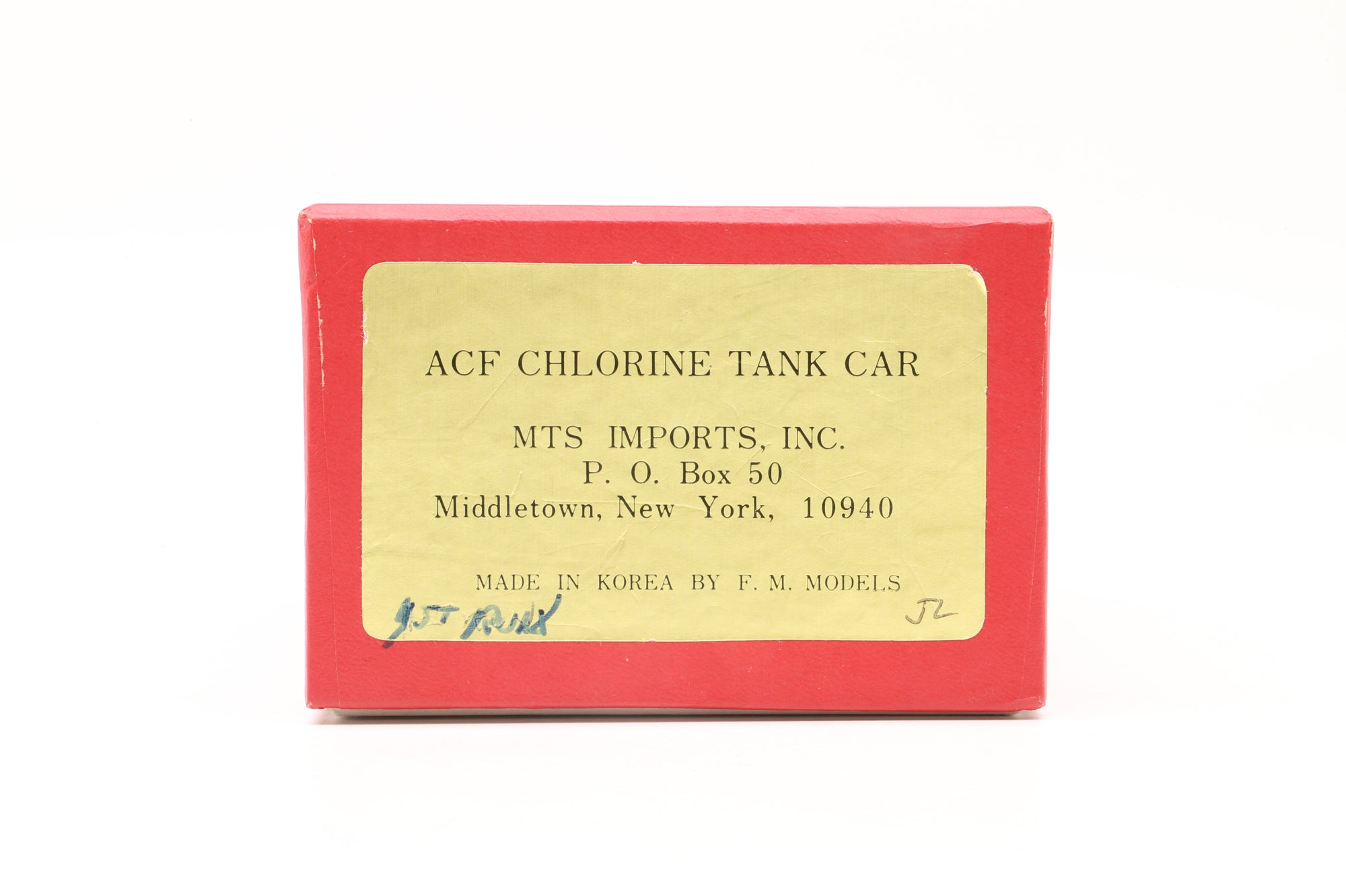 MTS Imports HO Brass ACF Chlorine Car Unpainted