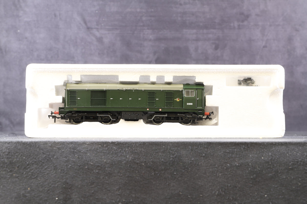 Bachmann OO 32-027Y/1 Class 20 Diesel &#39;D8000&#39; BR Green With Discs Ltd Ed 326/ 504