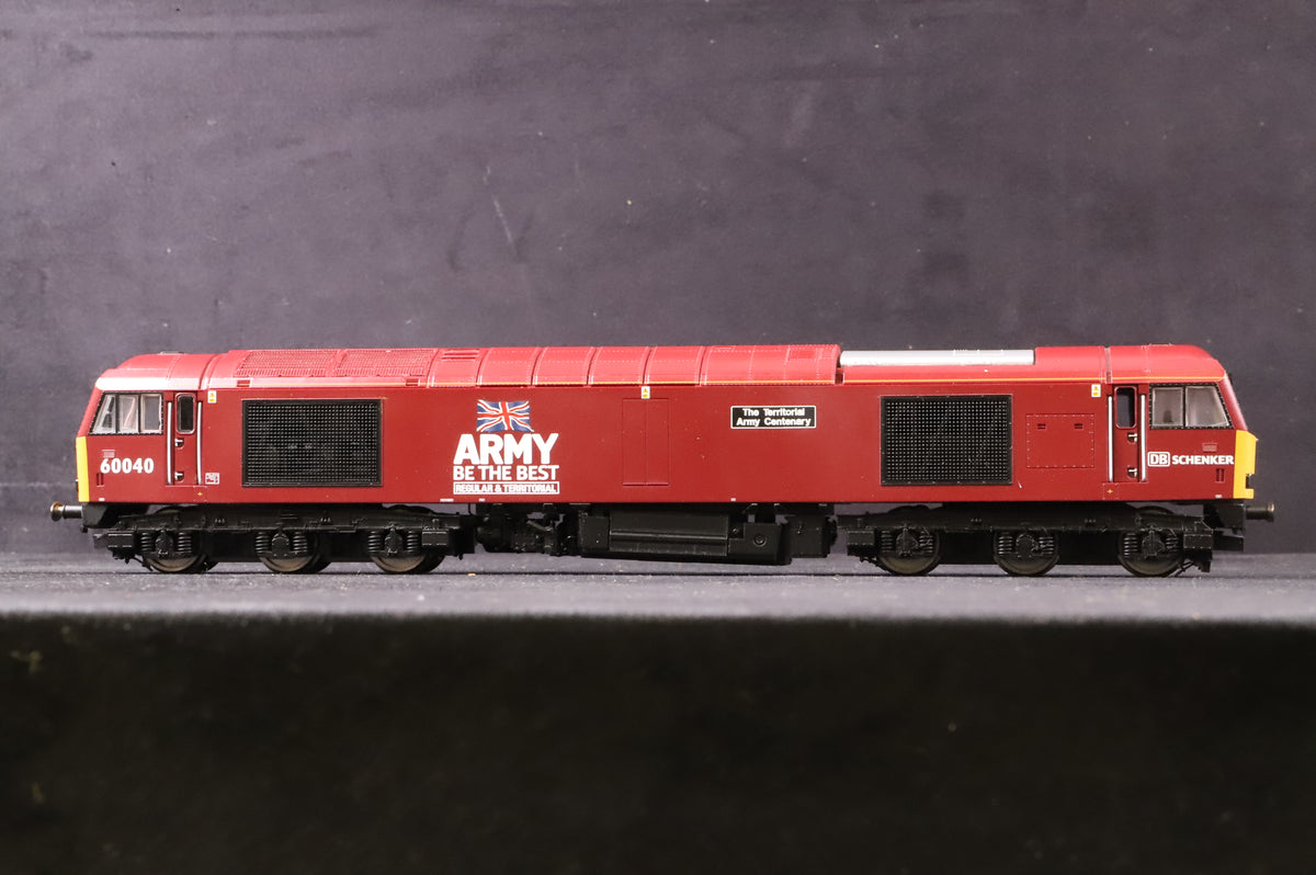 Hornby OO R2883 EWS Co-Co Diesel Electric Class 60 &#39;The Territorial Army Centenary&#39;, DCC Fitted