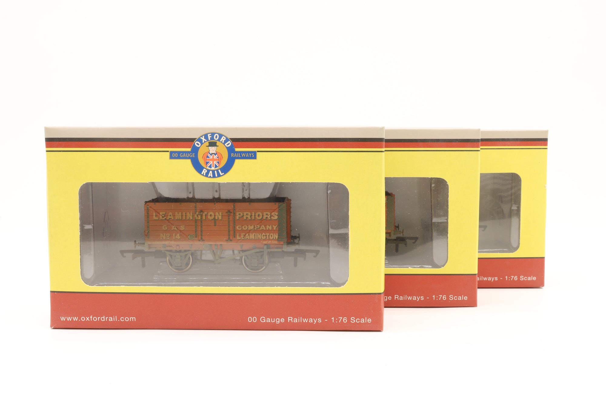 Oxford Rail OO & Plank Wagons Fear Bros, Leamington & Welford, Weathered
