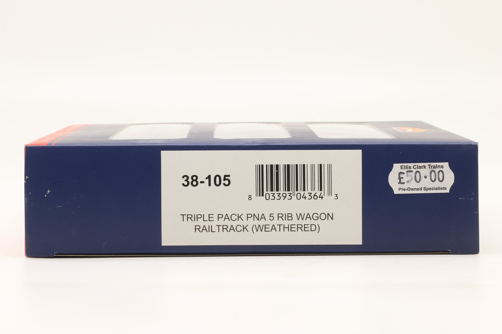 Bachmann OO 38-105 Triple Pack PNA 5 Rib Wagons Railtrack Weathered