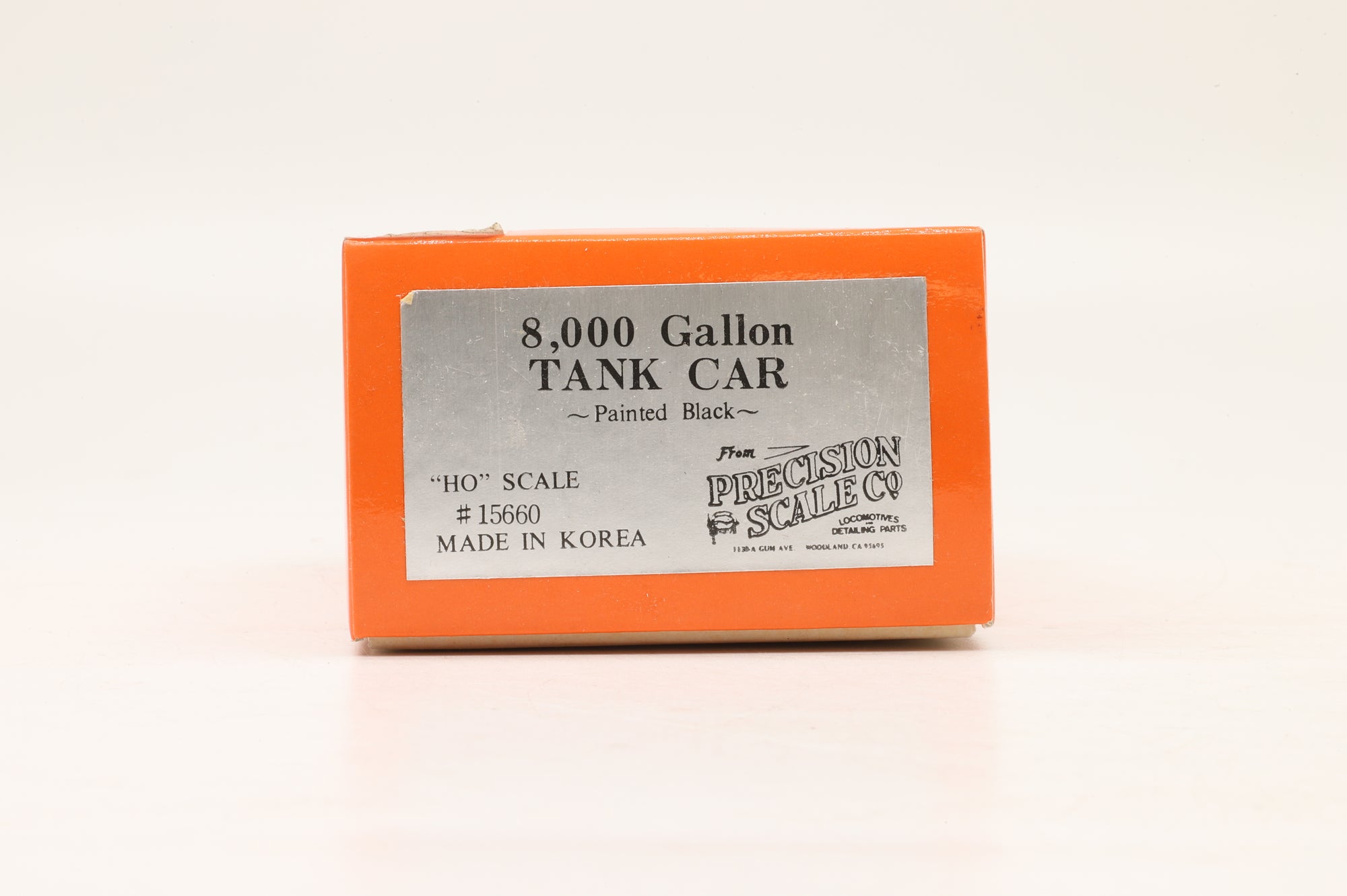 Iron Horse HO Brass 15660 8,000 Gallon Tank Car in SP Black – Weathered