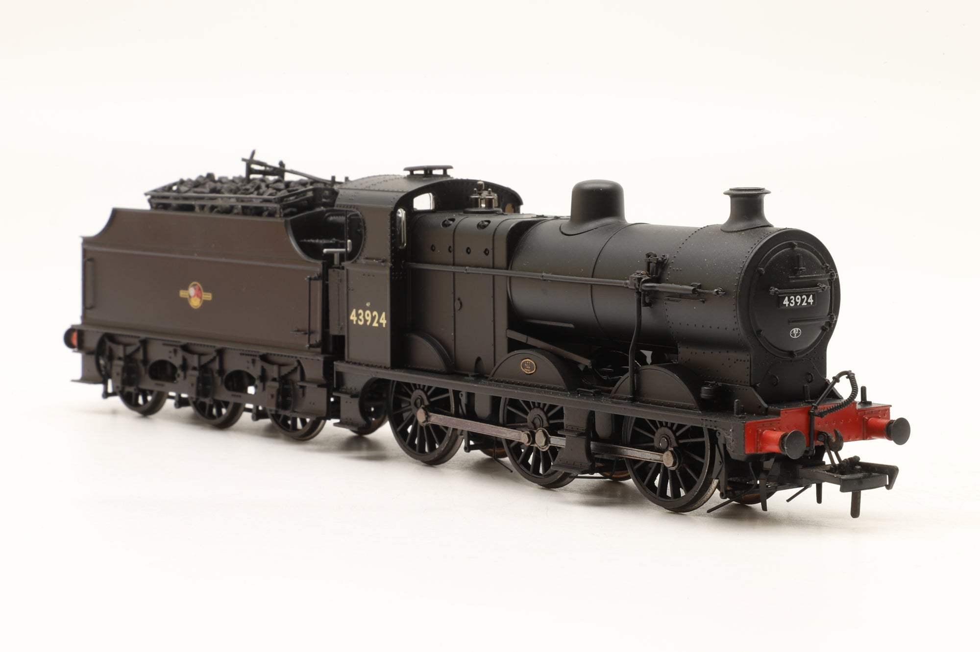 Bachmann OO 31-882 Class 4F No. 43924 BR Black Late Crest