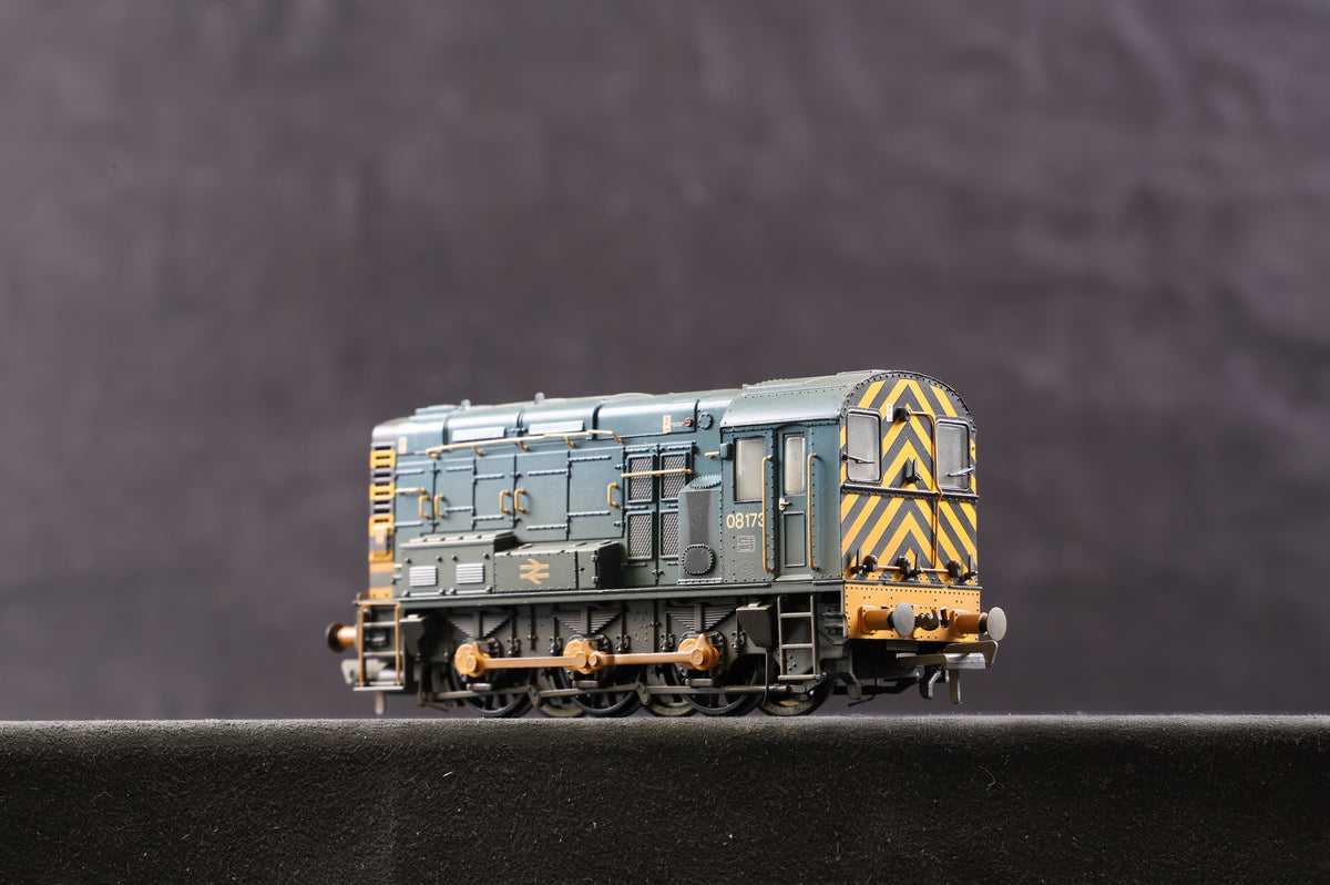 Bachmann OO 32-115 Class 08 Diesel Shunter &#39;08173&#39; BR Blue, Weathered