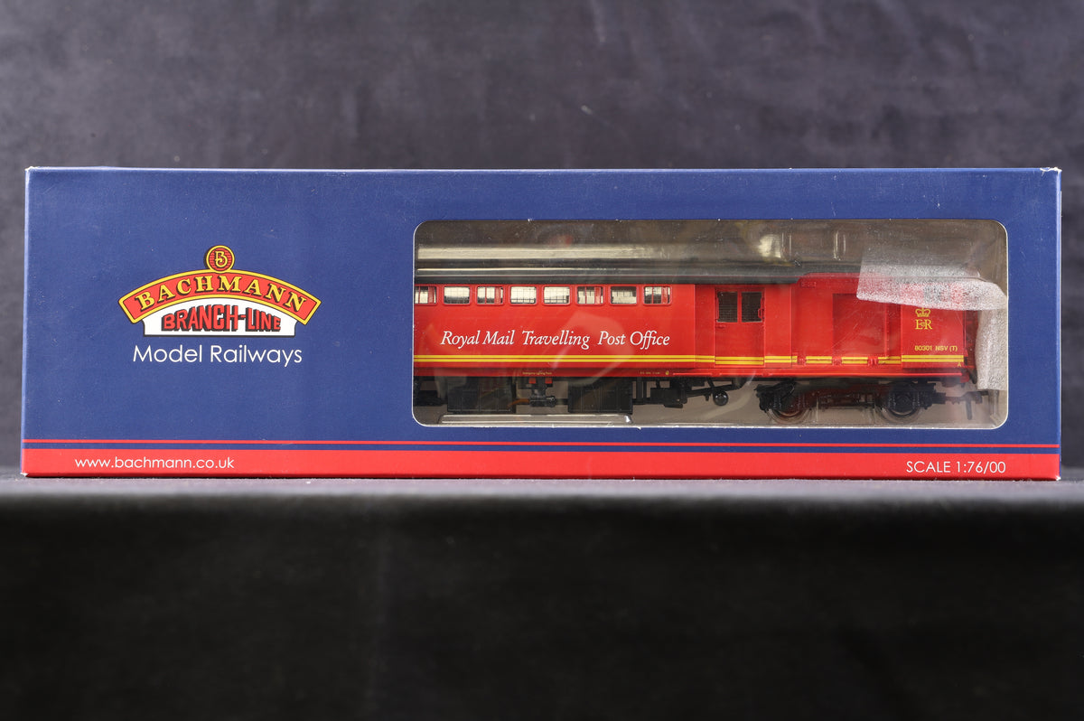 Bachmann OO 39-435 BR Mk1 POS Coach Post Office Sorting Van Royal Mail TPO Red