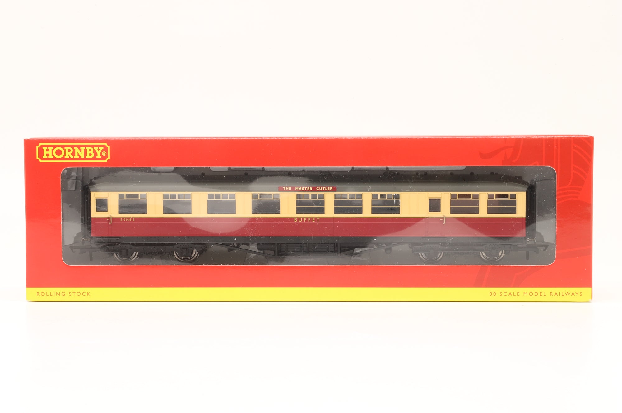 Hornby OO R4255 61ft Gresley Buffet E9144E in BR Crimson/Cream (Split from Set)