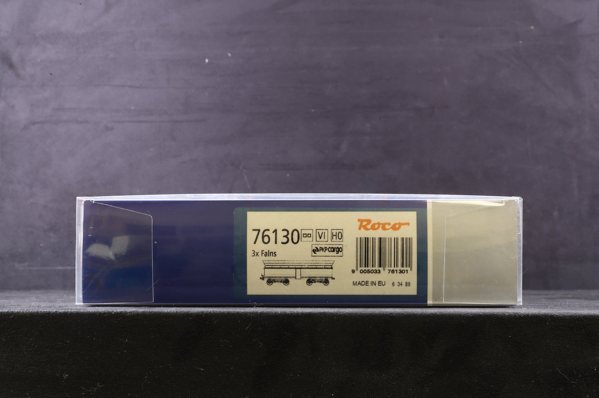 Roco HO 76130 Pack Of 3 Self-Unloading Hopper Wagons Weathered