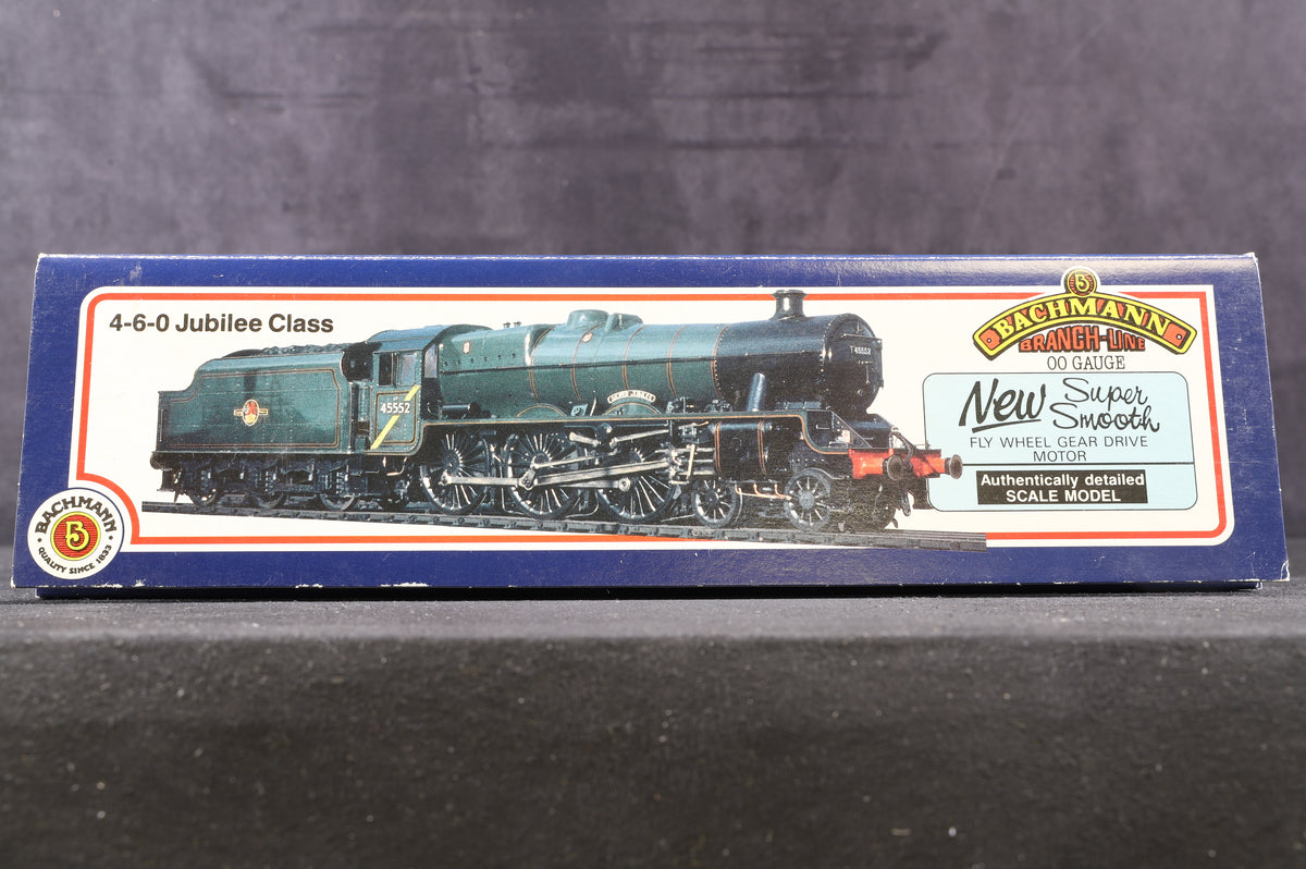 Bachmann OO 31-151 Class 5XP Jubilee 4-6-0 45552 &#39;Silver Jubilee&#39; in BR green with late crest