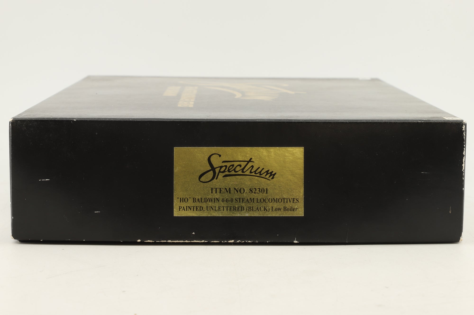 Spectrum HO 82301 Baldwin 4-6-0 Steam Locomotive Painted Unlettered Black Low Boiler