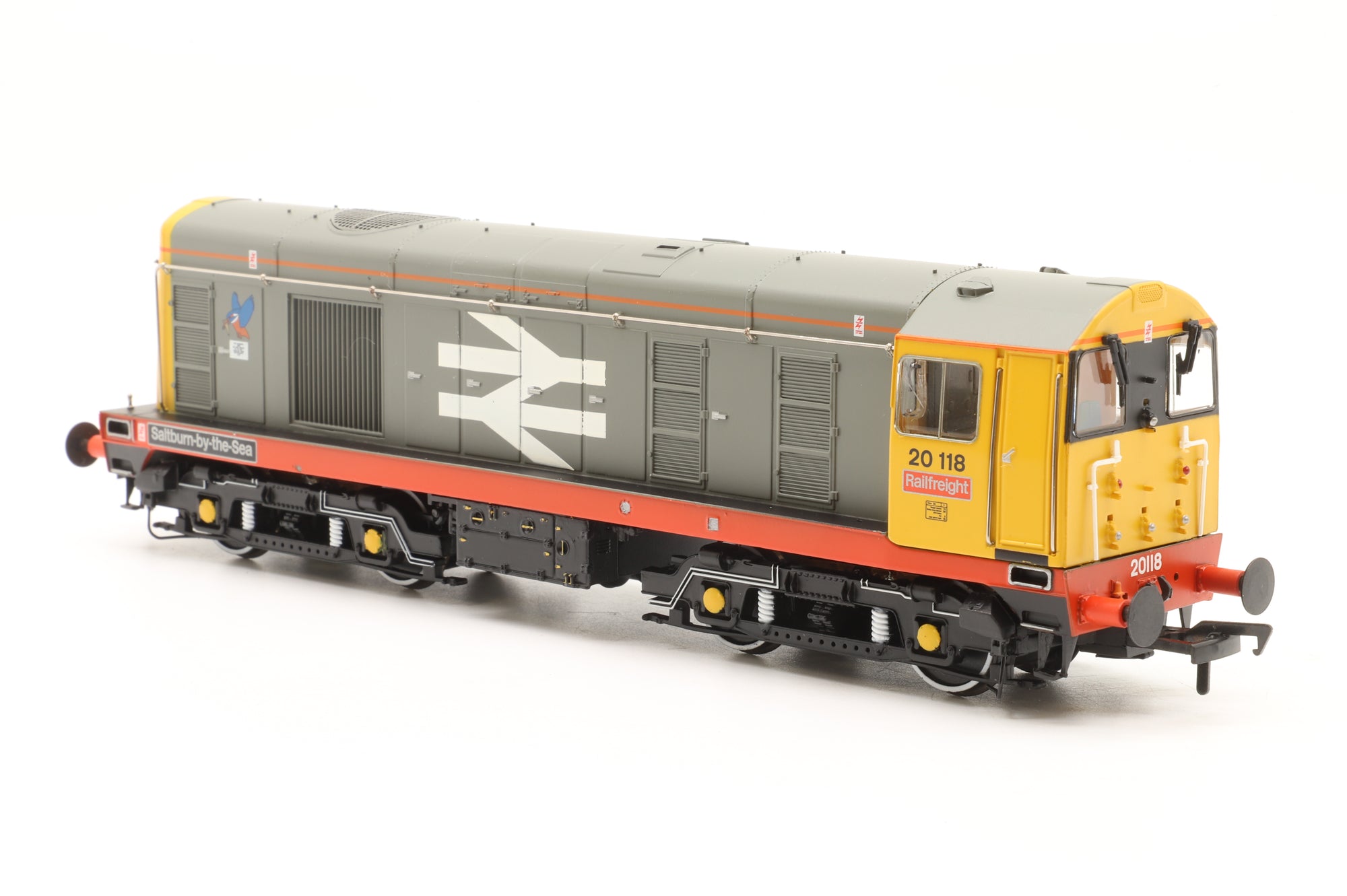 Bachmann OO 32-045 Class 20 '20118' 'Saltburn By The Sea' BR Railfreight Red Stripe DCC Fitted