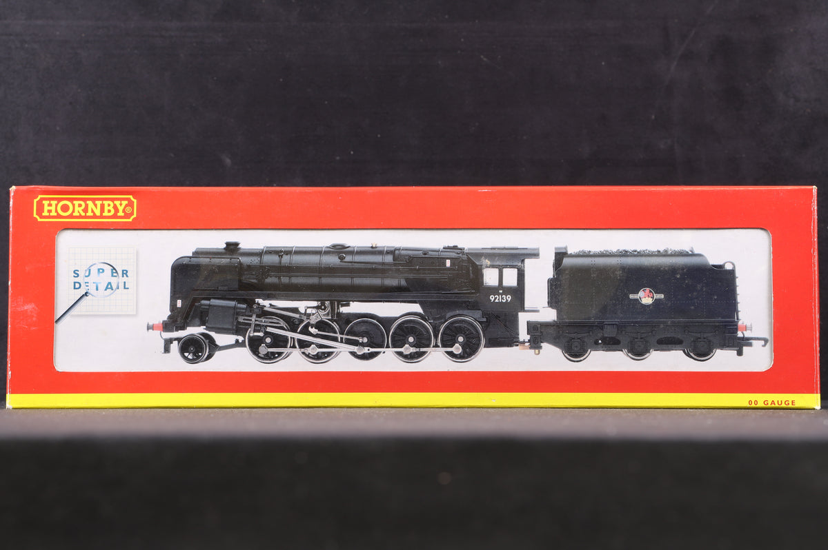 Hornby OO R2105B Class 9F 2-10-0 &#39;92139&#39; BR Black L/C Tender Drive