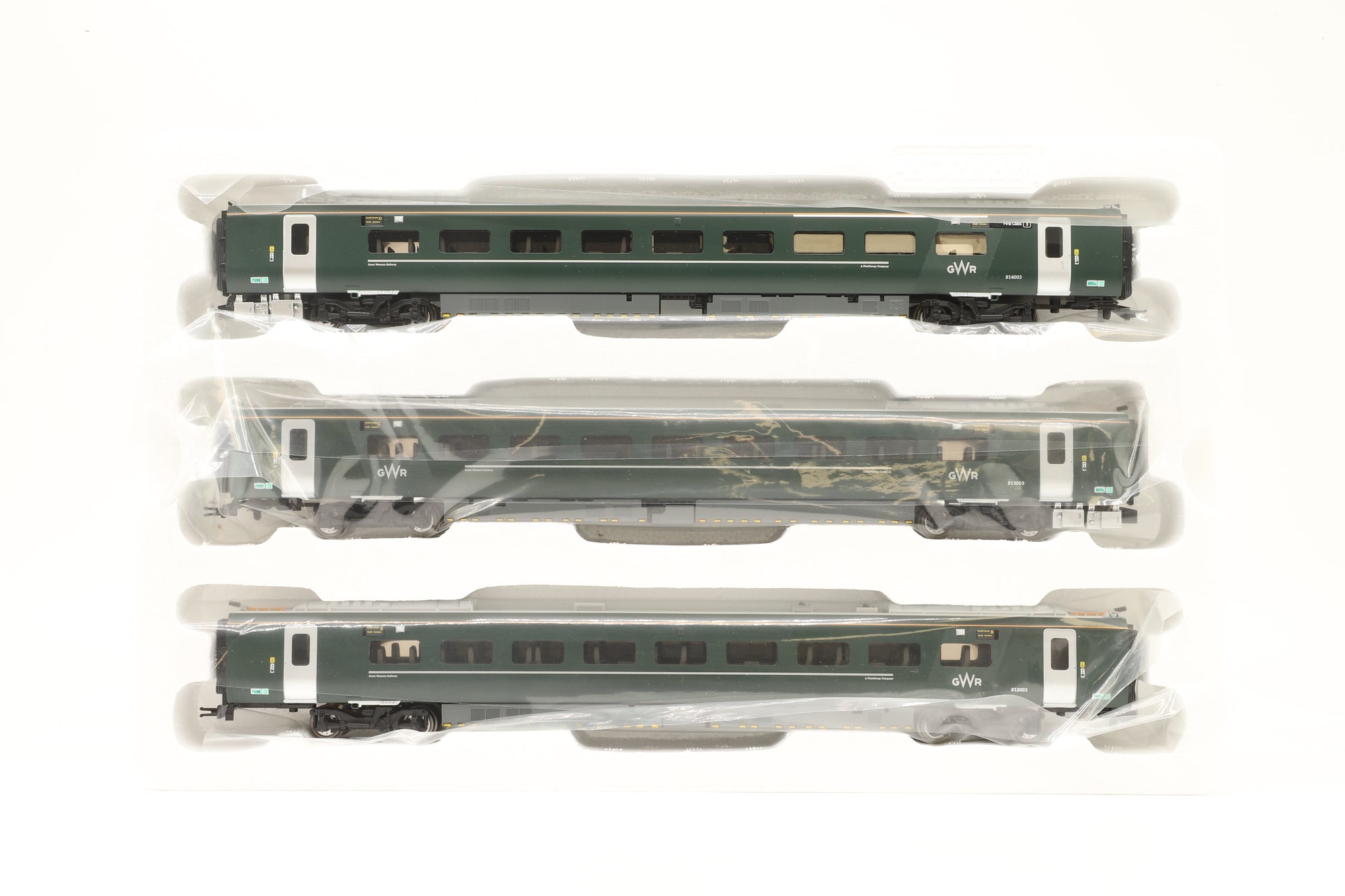 Hornby OO GWR Class 800/0 Driving Trailer & Coach Train Packs Inc. R4870 & R3609 DCC Sound