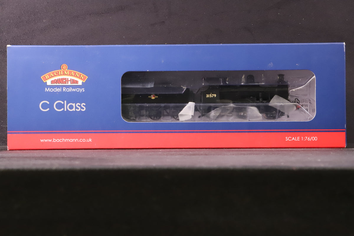 Bachmann OO 31-465 C Class 31579 in BR Black w/ Late Crests