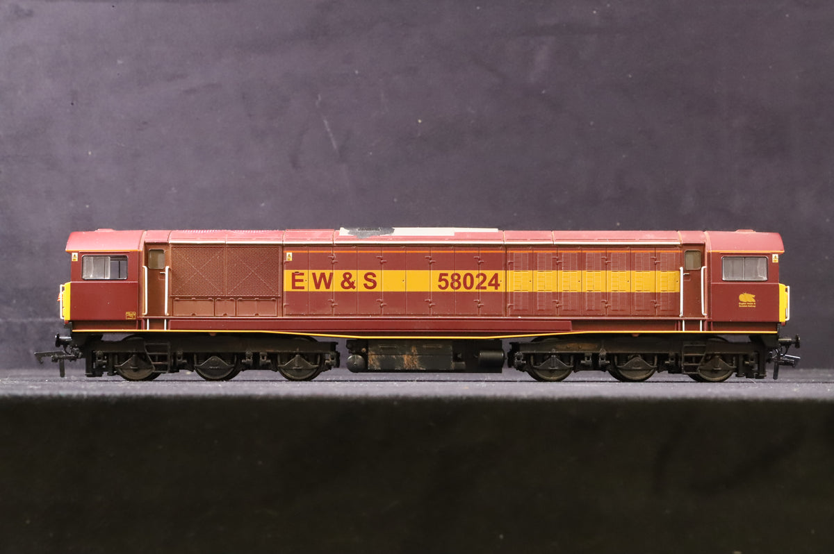 WORKSHOP Heljan OO 5807 Class 58 Diesel &#39;58024&#39; EWS Weathered
