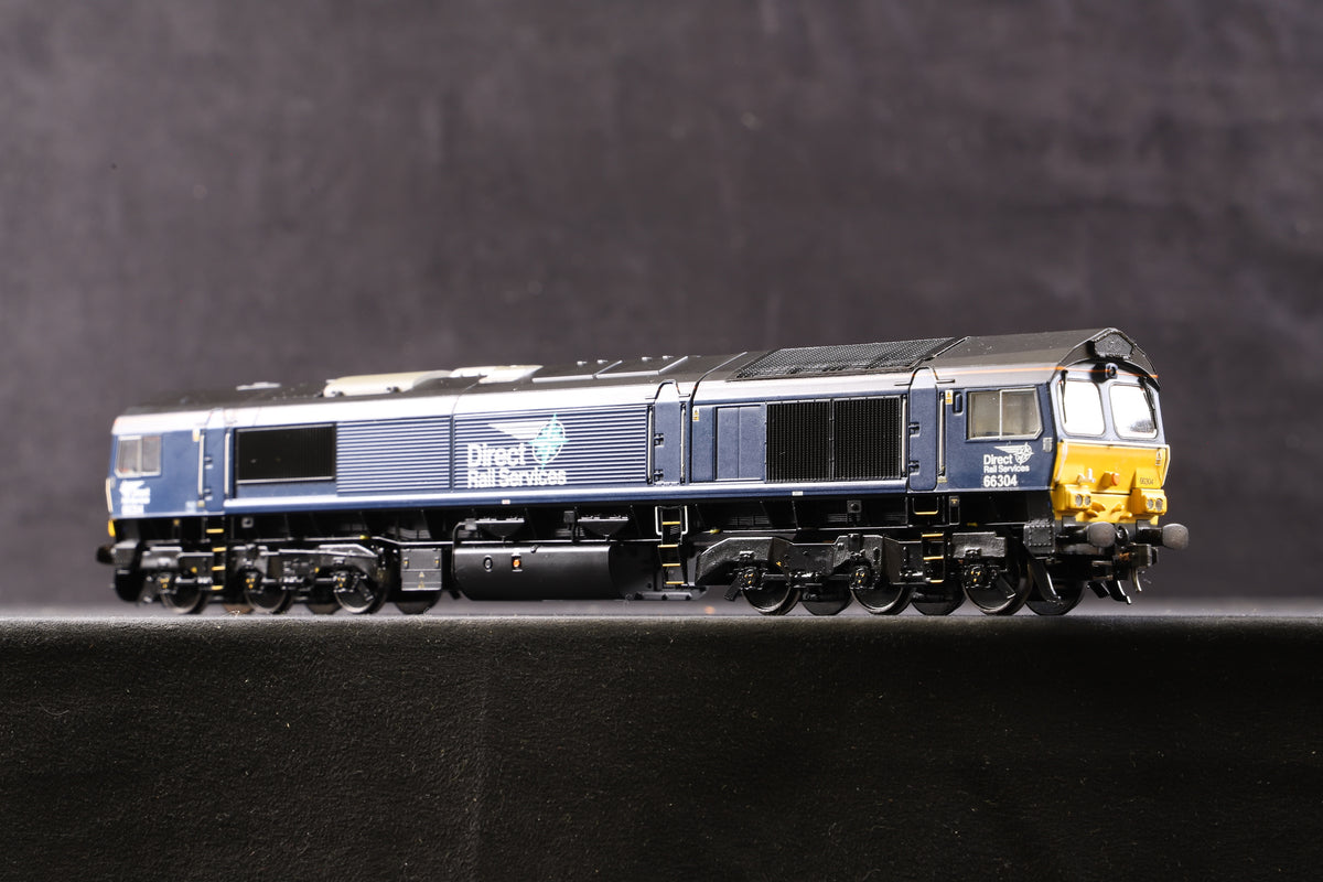 Bachmann OO 32-982 Cl.66 Diesel &#39;66434&#39; DRS Plain Blue Compass, DCC Sound