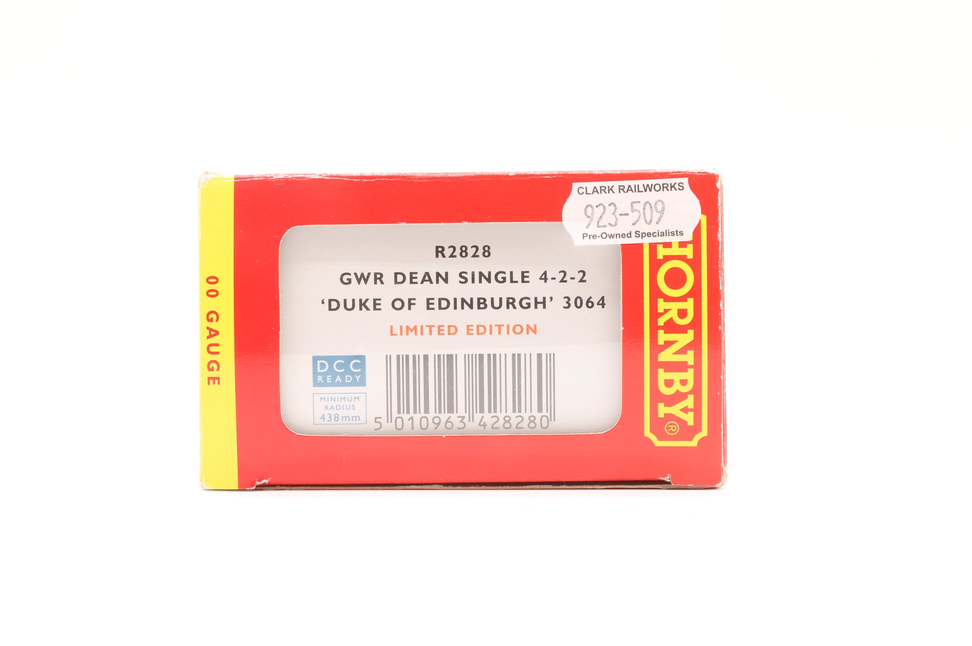 Hornby OO R2828 GWR Dean Single '3064' 'Duke of Edinburgh' GWR Green Ltd Ed 930/ 2000