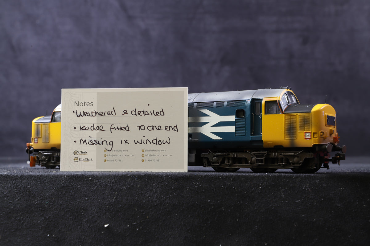 Bachmann OO 32-384 Class 37/4 &#39;37406&#39; &#39;The Saltire Society&#39; BR Blue, Weathered &amp; Repainted