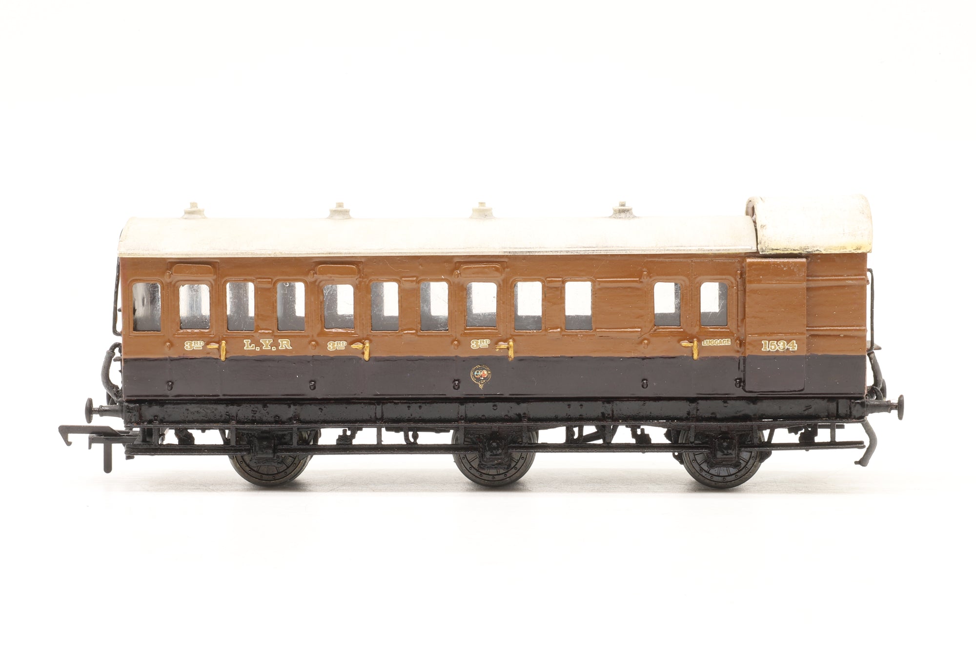 D&S Models Kit Built OO LYR 3rd Class Coach '1534'
