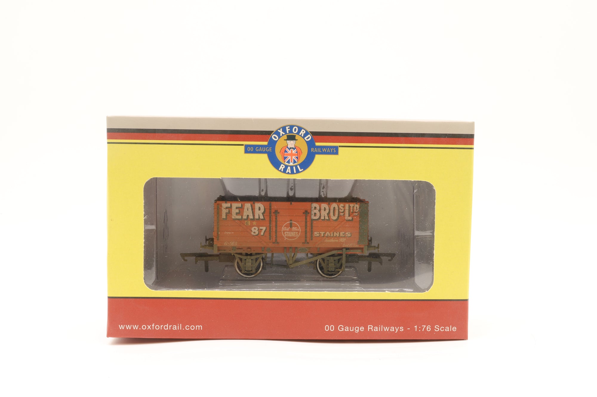 Oxford Rail OO & Plank Wagons Fear Bros, Leamington & Welford, Weathered