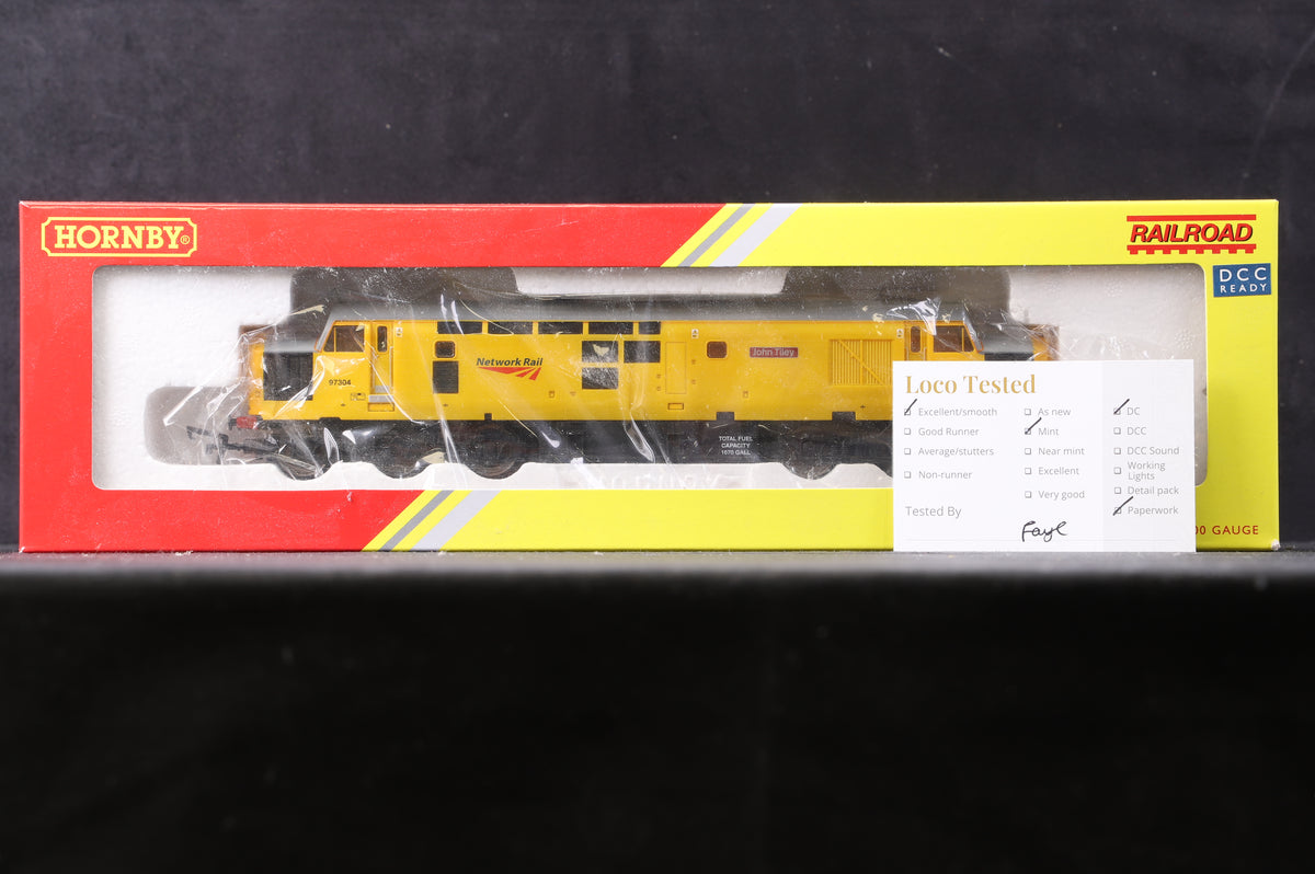 Hornby OO R3914 Network Rail Class 37 Co-Co &#39;John Tiley&#39; &#39;97304&#39;