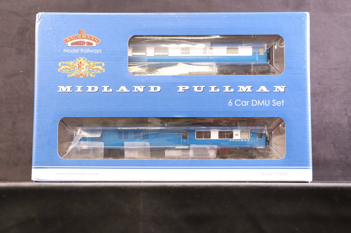 Bachmann OO 31-255DC Midland Pullman 6 Car Unit Nanking Blue, DCC Fitted