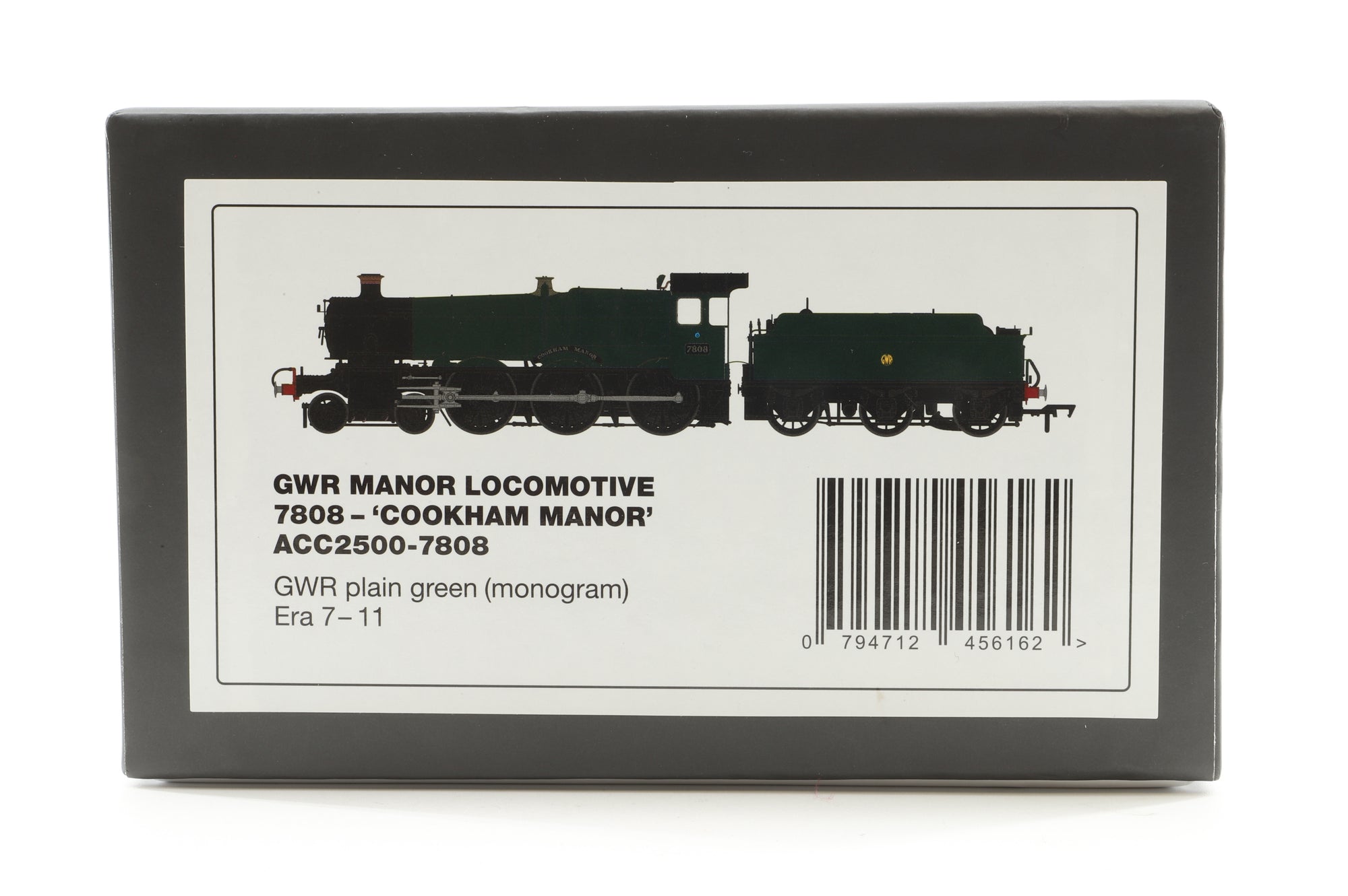 Accurascale OO ACC2500 GWR Manor Class '7808' 'Cookham Manor' GWR Plain Green DCC Fitted