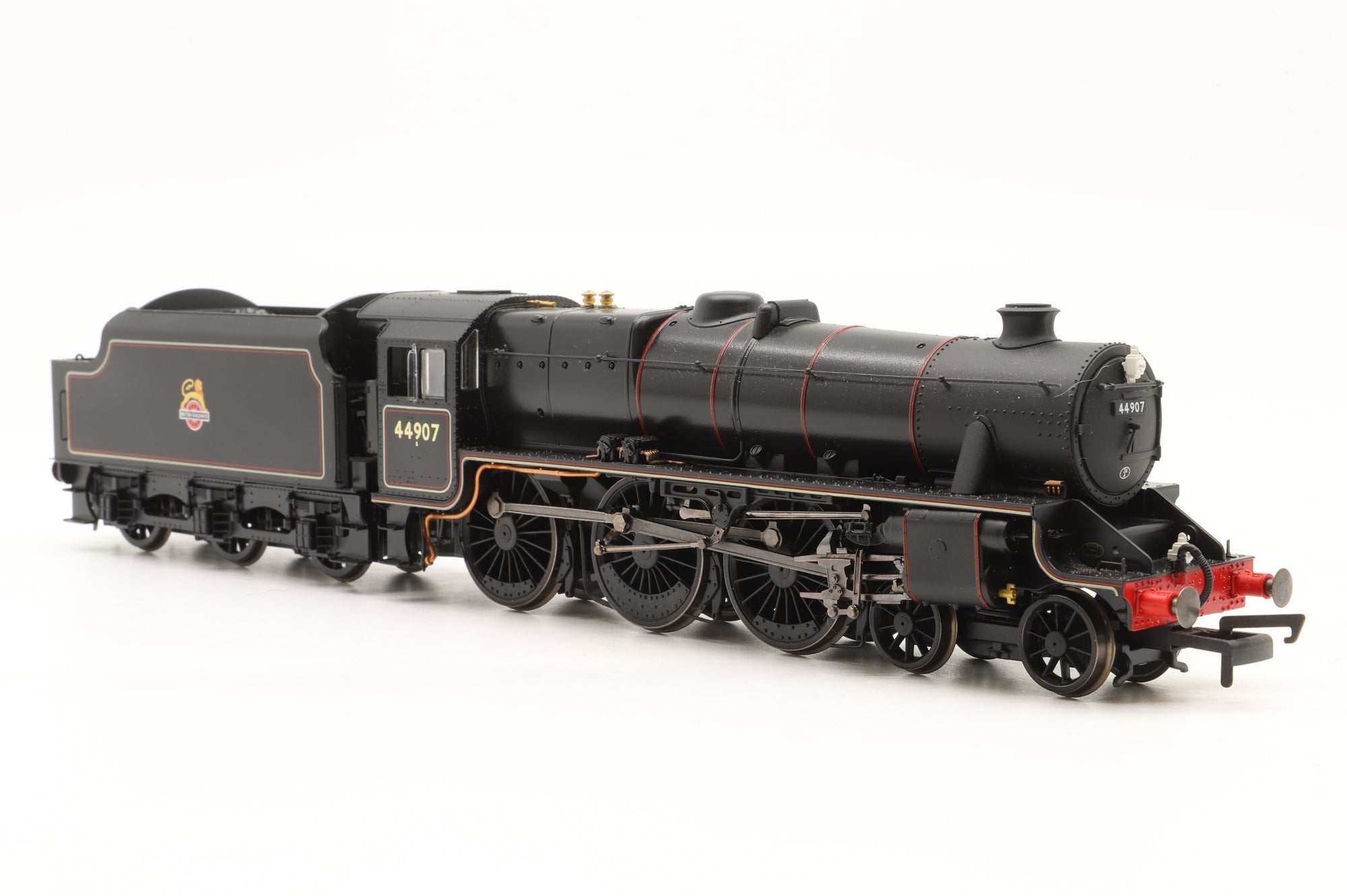 Hornby OO R30393 Class 5MT 'Black 5' 44907 in Lined BR Black E/C