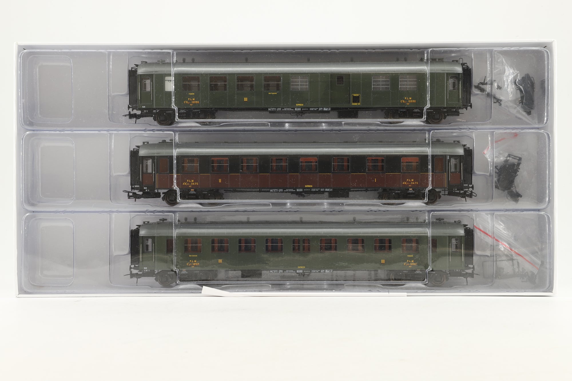 REE Models HO VB-264 Set of 3 PLM Coaches