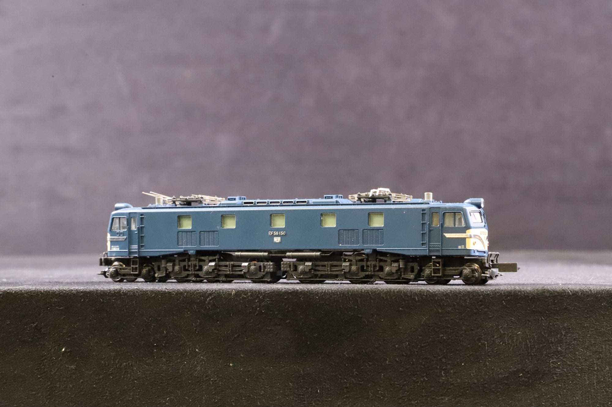 Kato N Gauge 3049-2 EF58 No.150 in JR Miyaharasa Blue