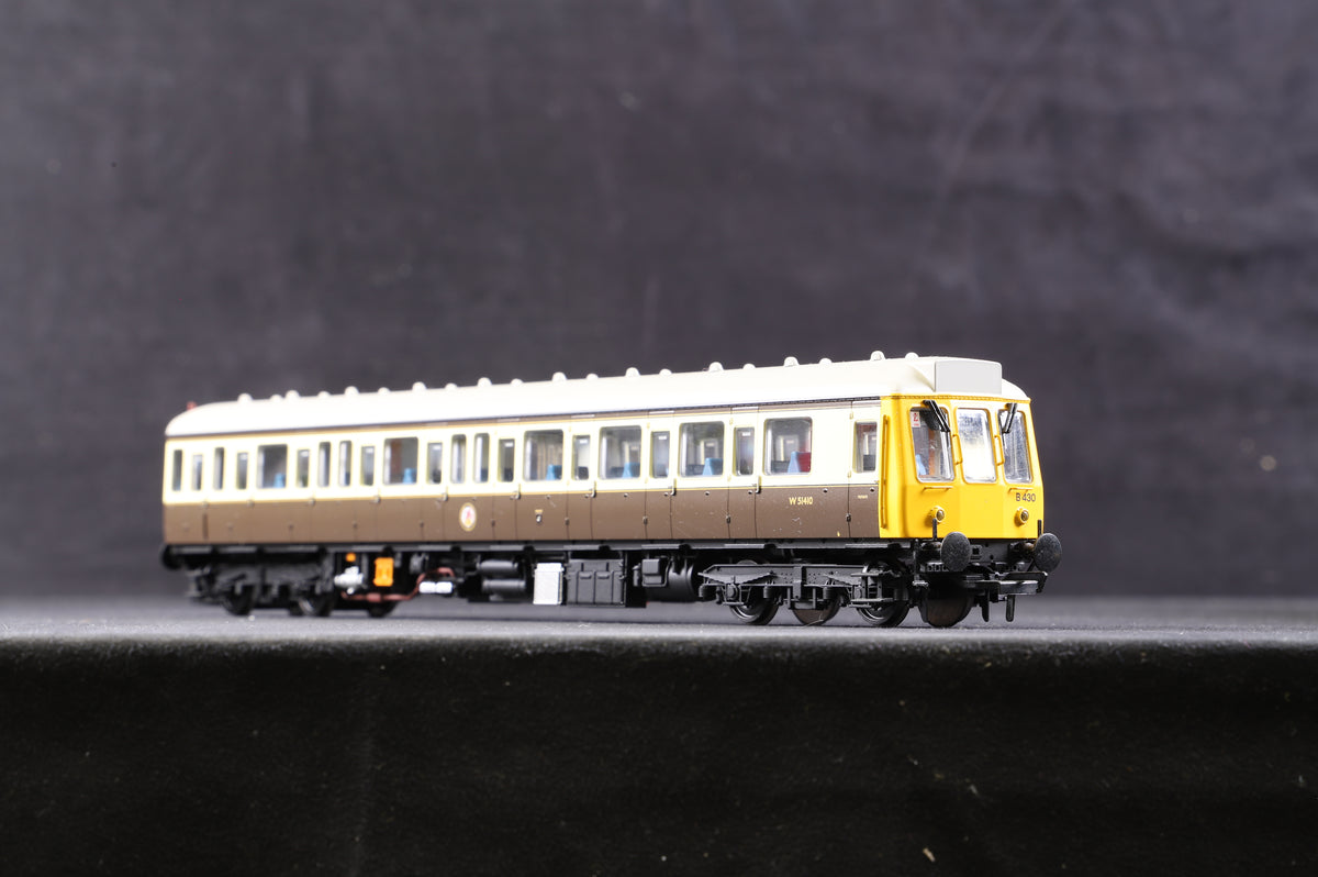 Bachmann OO 35-500Z Class 117 3 Car DMU GWR 150 Chocolate &amp; Cream Excl. KMRC, DCC Fitted