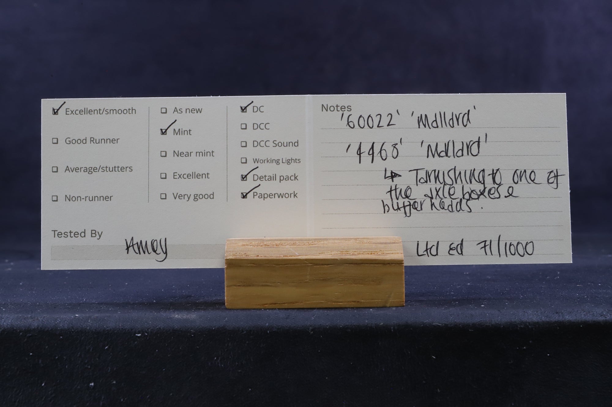 Bachmann OO 31-961 Class A4 'Mallard' '60022' & '4468' Ltd. Ed. Presentation Box 71/1000