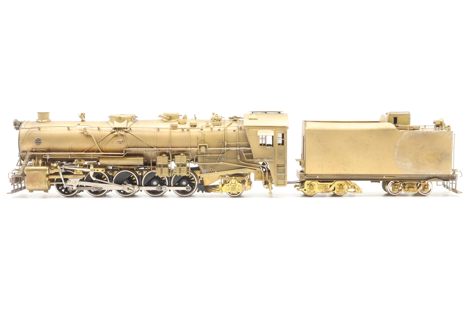 Scale Models HO Brass 0-10-2 D.M&I.R Steam Locomotive Unpainted