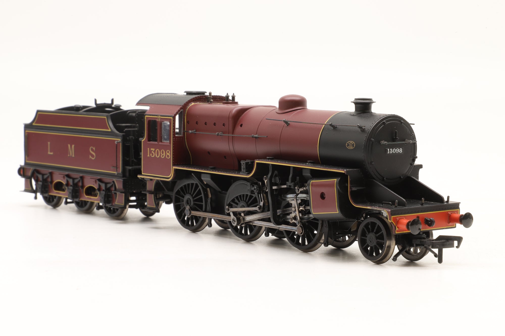 Bachmann OO 32-175 2-6-0 Crab 13098 LMS Crimson w/out Coal Rail