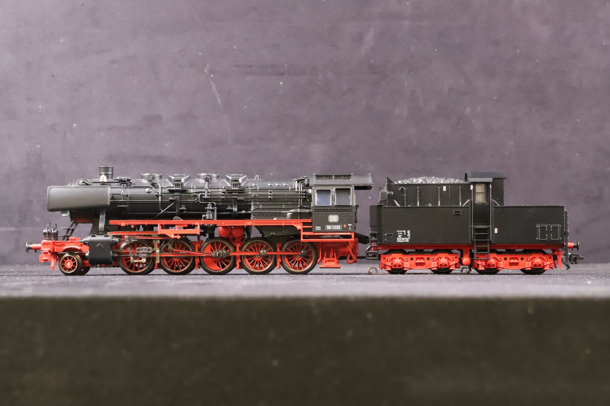 Marklin HO 37843 Dampflokomotive BR 50 DB, Ep.III, MFX Sound, Untested