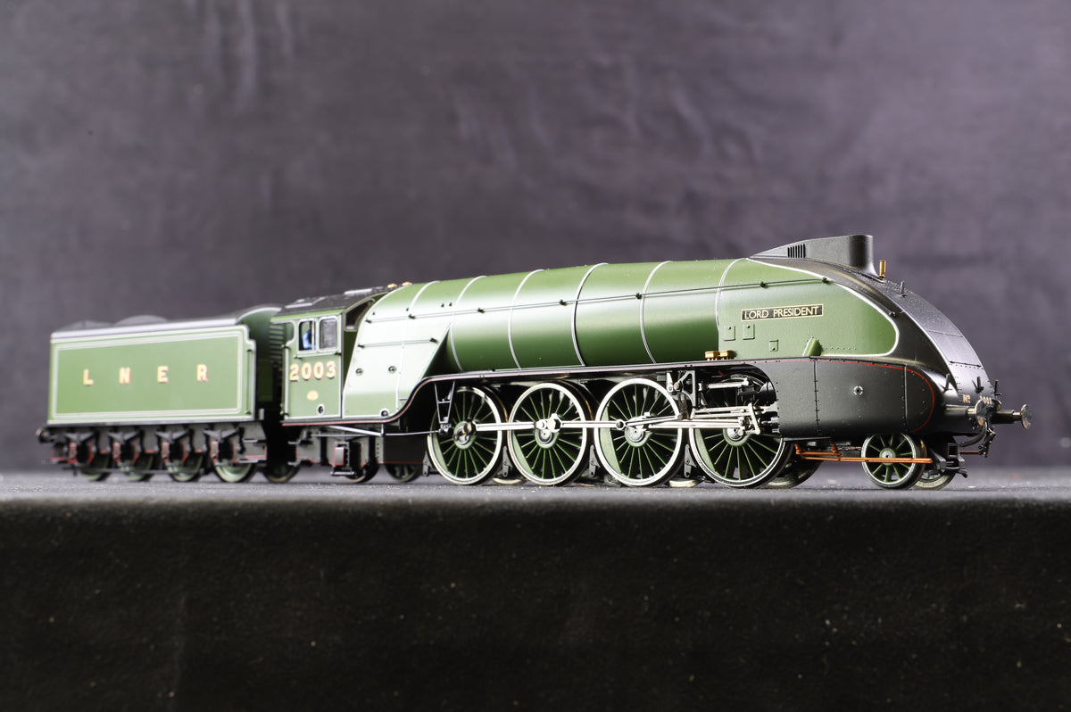 Hornby OO R3985 LNER Class P2 2-8-2 &#39;Lord President&#39; &#39;2003&#39; Apple Green, DCC Sound