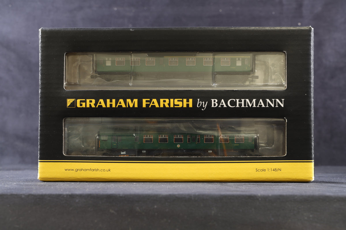 Graham Farish N 372-676 4CEP 4 Car EMU7126 SR Multiple Unit Green With Warning Panels