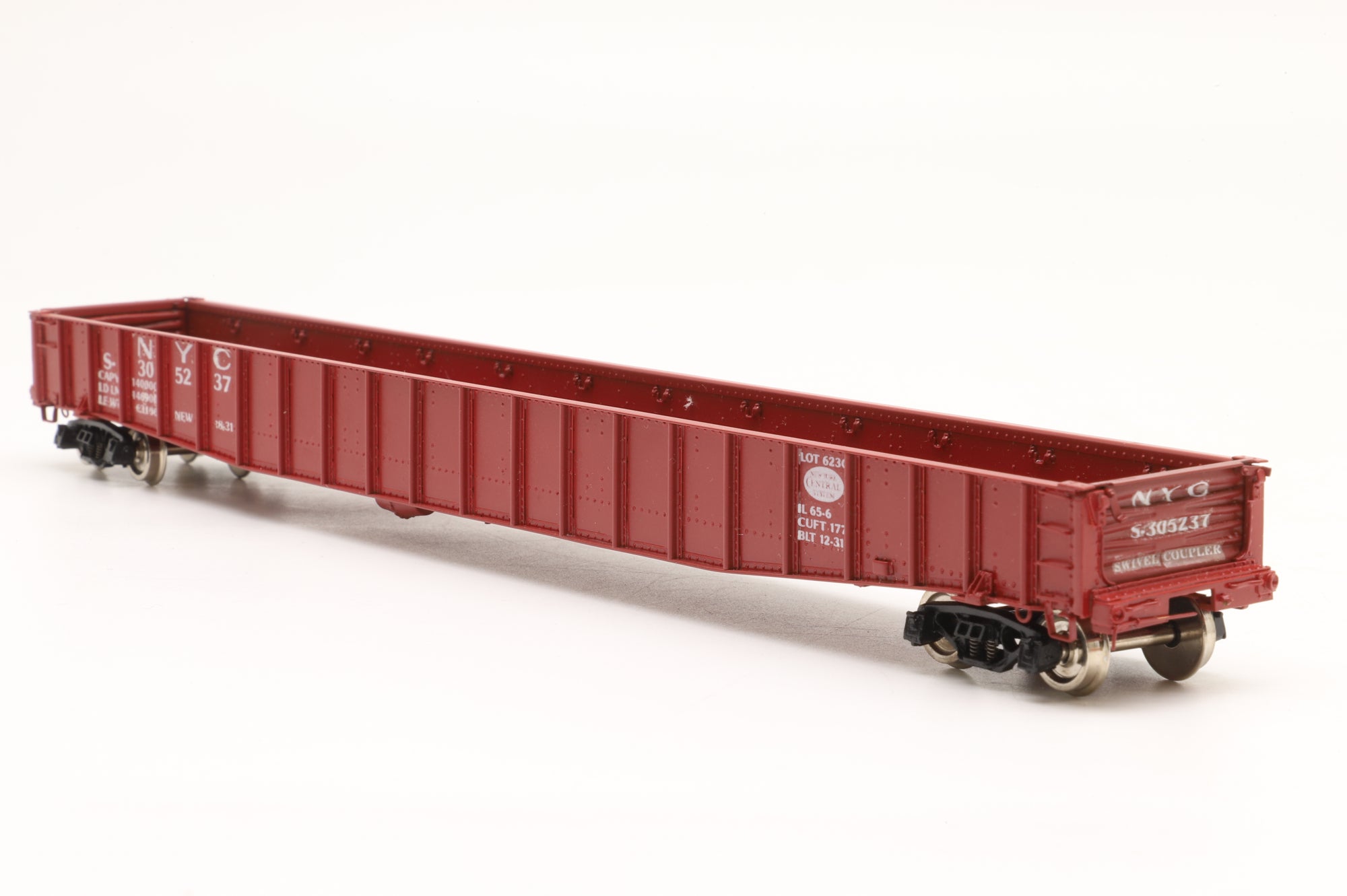 Iron Horse/Woosung HO Brass 16034-1 65-Foot Mill Gondola in NYC Livery
